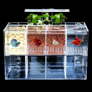 Protezione ambientale Desktop LNBox isolamento in plastica <span class=keywords><strong>acquario</strong></span> <span class=keywords><strong>acquario</strong></span> piccolo ciclo di filtrazione della coltura di pesci - Product Image 3