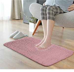 Tapis <span class=keywords><strong>de</strong></span> salle <span class=keywords><strong>de</strong></span> bain luxueux, doux, tufté, lavable, absorbant l'<span class=keywords><strong>eau</strong></span>, antidérapant, en polyester, pour personnes âgées, maison, hôtel - Product Image 1