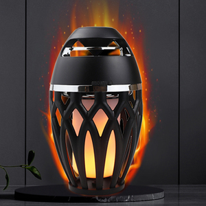 New Outdoor Bluetooth Speakers Led Flame Speaker Waterpoof Wireless Speaker 10 Watt Bt5.3 Sync Up To 100 Gifts For Men Women