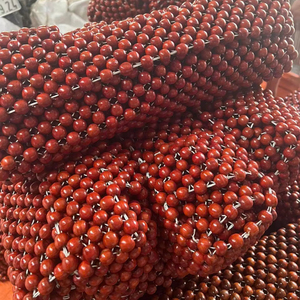 Housse de siège de voiture universelle en perles de bois, tapis rafraîchissant d'été, support dorsal massant, coussin respirant en perles de bois pour camion - Product Image 1