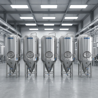 Cuve de Fermentation de Bière Slim Cassman 1000L Haute Productivité avec Enveloppe Glycolée et Matériaux SUS304