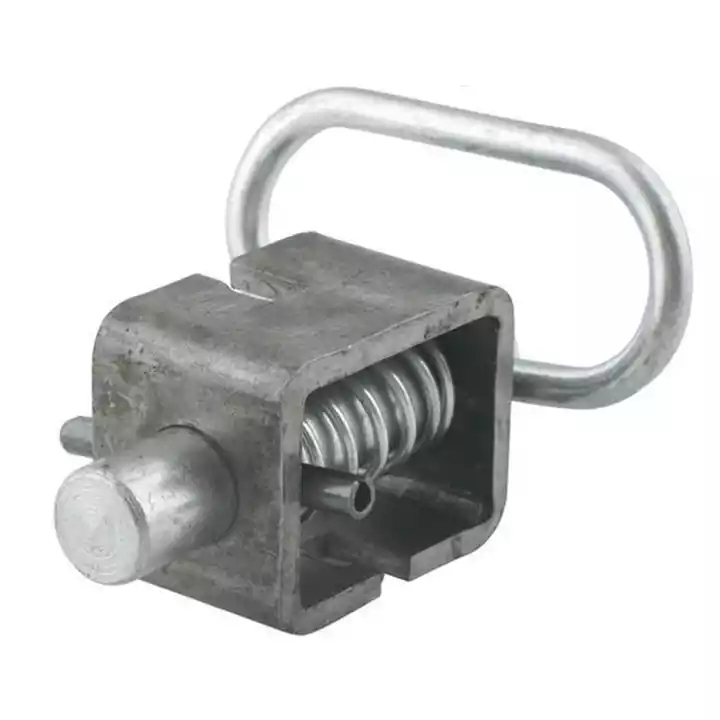 Trailer Tailgate Automatic Spring Steel Zinc Bolt Draw Shooting Latched For Gate Door
