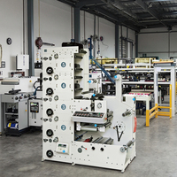 Équipement d'impression flexographique automatique avancé pour la production d'étiquettes UV avec technologie Roll to Roll à grande vitesse