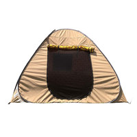 Tente pop-up de camping en plein air, portable, durable, personnalisée, automatique, du Moyen-Orient et du désert en tissu TC imperméable