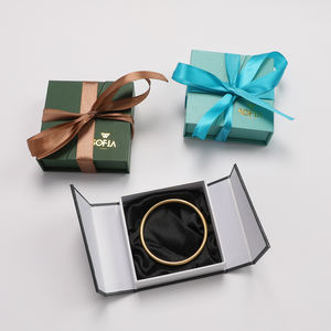 Luxury Colorful Cardboard Paper Bracelet Necklace <b>Ring</b> Earrings Gift Jewelry <b>Boxes</b> Packaging with Custom Logo - Product Image 5