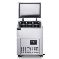 Machine à glace commerciale Mianmian à 6 barils brique de glace flocon de neige de célébrité Internet pour les magasins de dessert Machine à glace pilée au lait