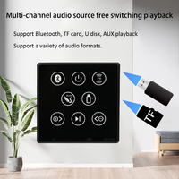 Amplificateur numérique de cinéma maison de type 86, lecteur de musique d'ambiance, système audio, son stéréo, haut-parleur de plafond, panneau de commande Bluetooth