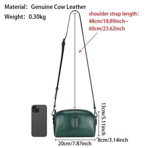 Sacs à bandoulière et sacs croisés rétro AndoBag pour femmes - Sac à téléphone simple et élégant en cuir véritable 3172 - Product Image 2