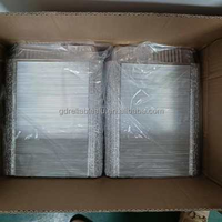 Barquettes en aluminium 9x9 pouces (230x230x48 mm) – Contenants à emporter 1500 ml – Emballage alimentaire en feuille d'aluminium – Barquettes jetables en aluminium