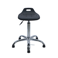 Chaise de laboratoire ESD commerciale directe d'usine ascenseur en mousse PU rotation tabouret antistatique industriel pour atelier école hôpital