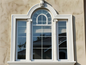 GRC Doors and windows Decoration Carved Eaves Arch Column Cornice Construction <strong>Components</strong> - Product Image 3