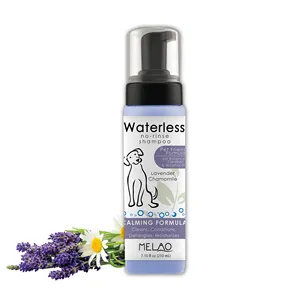 Pet No Rinse Shampoo, Lavender Chamomile For Cleaning, Detangling, Moisturizing Dogs Horses Stain Removal Pet Grooming Products