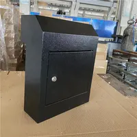 Fabbricazione cassetta per lettere in metallo di design impermeabile in ferro d'acciaio per montaggio a parete