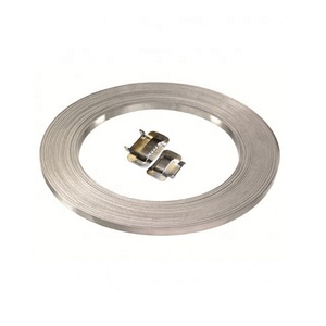 Correa de cinta de acero inoxidable, para cable, telecomunicaciones, transporte, postes - Product Image 1