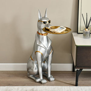 שרף גדול doberman טלוויזיה משרד, סלון אמבטיה דקורטיבי עם דפוס בעלי חיים - Product Image 5