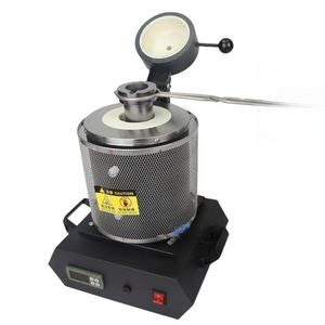 Mini-four à induction portable haute température pour la fusion de l'or, de l'argent et du cuivre avec creuset en graphite - Product Image 4