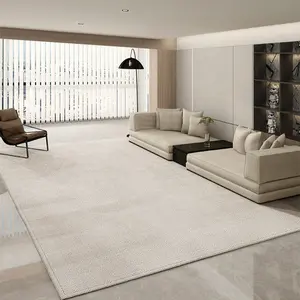 2023 Timan豪华最新设计数码印刷定制尺寸防滑棕色客厅地毯