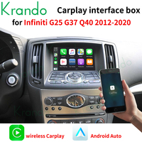 Boîtier d'interface CarPlay Krando pour Infiniti EX FX G M Q QX JX Interface sans fil CarPlay Android Auto Module Plug and Play
