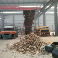 Broyeur industriel à disque, machine à enlever les racines d'arbre, processeur pour bois de chauffage, supports de forêts diesel, palette de bois