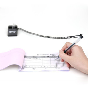 Bolígrafo de Escritorio Deli, Punta de Bala Negra de 0.5 mm, Bolígrafo para Firmas con Soporte - Product Image 3