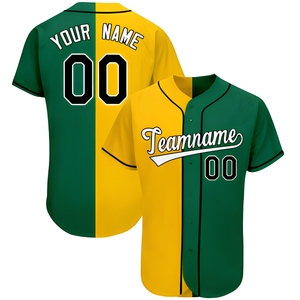 Maillots de baseball personnalisés en gros pour les marques de streetwear américaines, avec logo et nom d'équipe personnalisés, haute qualité, 100 % polyester - Product Image 1