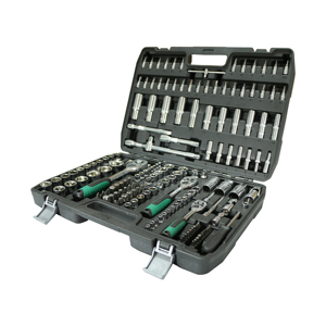 Cırcır anahtarı el ile 172 adet motosiklet tamir aracı setleri alet takımı - Product Image 4