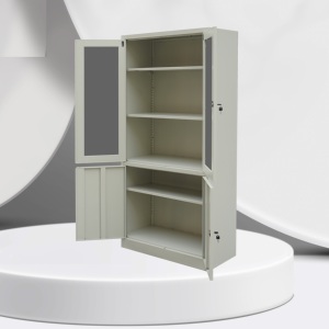 यू बाई आधुनिक फोल्डेबल एल्यूमीनियम फ़ाइल कैबिनेट स्टेशनरी कोड कोने के लिए कर्मचारी के लिए रसोई जिम आउटडोर स्कूल उपयोग - Product Image 3