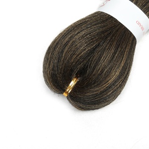 SARLA per Ombre Afro <span class=keywords><strong>extension</strong></span> per capelli colorati crespi lisci parrucca <span class=keywords><strong>con</strong></span> capelli sintetici prestirati per intrecciatura - Product Image 3