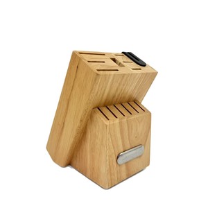 Porte-couteaux en bois 16.5x13.5x21cm, support de rangement multifonctionnel et durable pour couteaux, organisateur pour la cuisine - Product Image 1