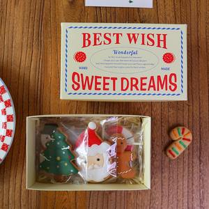 Высококачественная отправка по индивидуальному заказу, перерабатываемая складная картонная коробка для выпечки печенья, бумажная маленькая коробка для упаковки подарков - Product Image 4