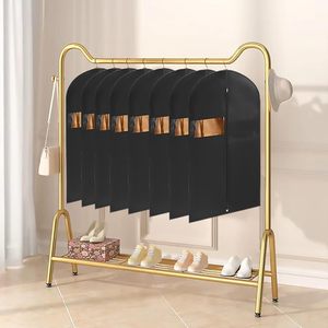 Sacs de protection de vêtements suspendus bon marché organisateur de placard manteau costume disponible housses de vêtements anti-poussière personnalisées <span class=keywords><strong>housse</strong></span> anti-poussière pour vêtements - Product Image 4