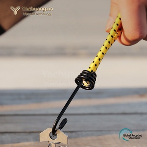 Corde élastique de camping en plein air, crochet en métal, sangle de fixation de tente, toutes saisons, 1 pièce - Product Image 2