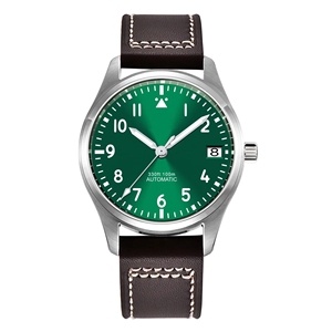 Montre automatique mécanique pour homme 36 mm 39 mm <span class=keywords><strong>Seiko</strong></span> NH35, verre saphir, sans logo, logo personnalisé, montre automatique de pilote - Product Image 2