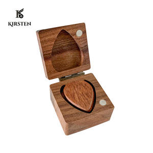 ギターアクセサリーカスタムサポート最高品質マグネットヒッコリー木木箱ギターピックセット - Product Image 2