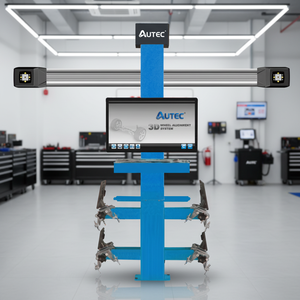 Outil d'alignement de roues numérique 3D universel, équipement de <span class=keywords><strong>garage</strong></span>, réparation automobile, aligneur de roues AUTEC ATW-A30, machine d'alignement de roues 220V - Product Image 1