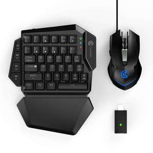 Nouveau <span class=keywords><strong>clavier</strong></span> <span class=keywords><strong>et</strong></span> <span class=keywords><strong>souris</strong></span> de jeu sans fil 2,4 GHz en plastique pour / One/PC/Consoles de jeu - Product Image 1