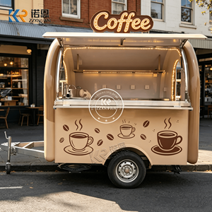 Remolque de Comida para Restaurante al Aire Libre, Remolque de Comida Personalizado, Carrito de Comida para Pollo Frito, Remolque Móvil de Café - Product Image 2