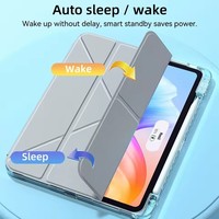 Casing untuk Huawei MatePad Air 12 Inch Air Z Enjoy 12 2026 Pro 12 Pro Max 13.2 12 XY Fold Tablet Anti-bengkok Penutup Akrilik Transparan.