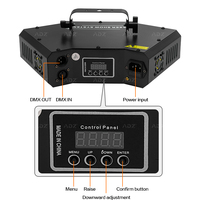 ADZ 36W RGB Laser Light Show 6-Eye Indoor Animation Effect pour KTV DJ Bar Disco Club Wedding-DMX Controlled