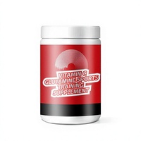 Vitamina C en Polvo para Nutrición Deportiva, Suplemento de Recuperación Post-Entrenamiento, Péptidos de Colágeno, Combustible para la Resistencia, Botella de 180g