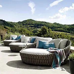 Lettini di lusso mobili da giardino per tutte le stagioni lettino da sole moderno lettino da esterno