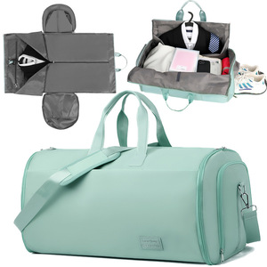 Sac à vêtements convertible pour hommes et femmes avec compartiment à chaussures Sac de voyage pour hommes Sac de voyage pour hommes - Product Image 2