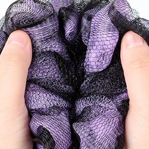 Tắm Đen bọt biển mướp bóng tắm bọt biển hoa tẩy tế bào chết lưới pouf sạch cơ thể tắm chà sàn lớn lưới mềm bọt biển - Product Image 2