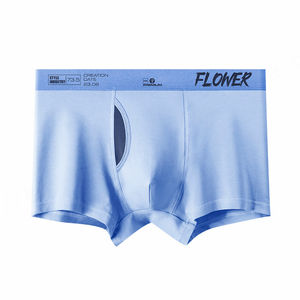 Ropa interior de hombre al por mayor de fábrica, Calzoncillos Bóxer transpirables elásticos cómodos de verano para hombre - Product Image 1