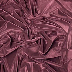 Best Quality Violet Polyester Velvet Fabric Soft Touch Material <b>for</b> Upholstery Curtains Garments Available At Good Price - Product Image 1