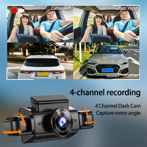 Caméra de voiture 4 canaux 360 Panorama <span class=keywords><strong>Car</strong></span> DVR Night Vision WiFi <span class=keywords><strong>Dash</strong></span> Cam Auto Video Recorder 256GB Storage <span class=keywords><strong>Dash</strong></span> Driving Cameras - Product Image 3