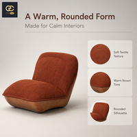 Fauteuil inclinable individuel en tissu, luxueux et moderne, avec coussin moelleux, design confortable, pour salon, chaise de détente