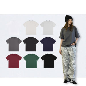 T-shirt de haute qualité 100% coton, taille plus, impression numérique personnalisée, logo, 260 g/m², col rond, t-shirt uni, vente en gros, t-shirt blanc pour hommes - Product Image 3