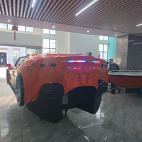 Nouvelle arrivée 2026, voiture à réaction de conception Ferrari, 170 °   Structure à trois coques avec moteur Yamaha pour les loisirs nautiques et les activités côtières