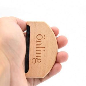 Custom Logo Manual Multifunction Promotional <b>Pet</b> Hair Lint Remover Roller <b>Brush</b> Eco-Friendly Wooden Wool Sweater Comb Mini - Product Image 3